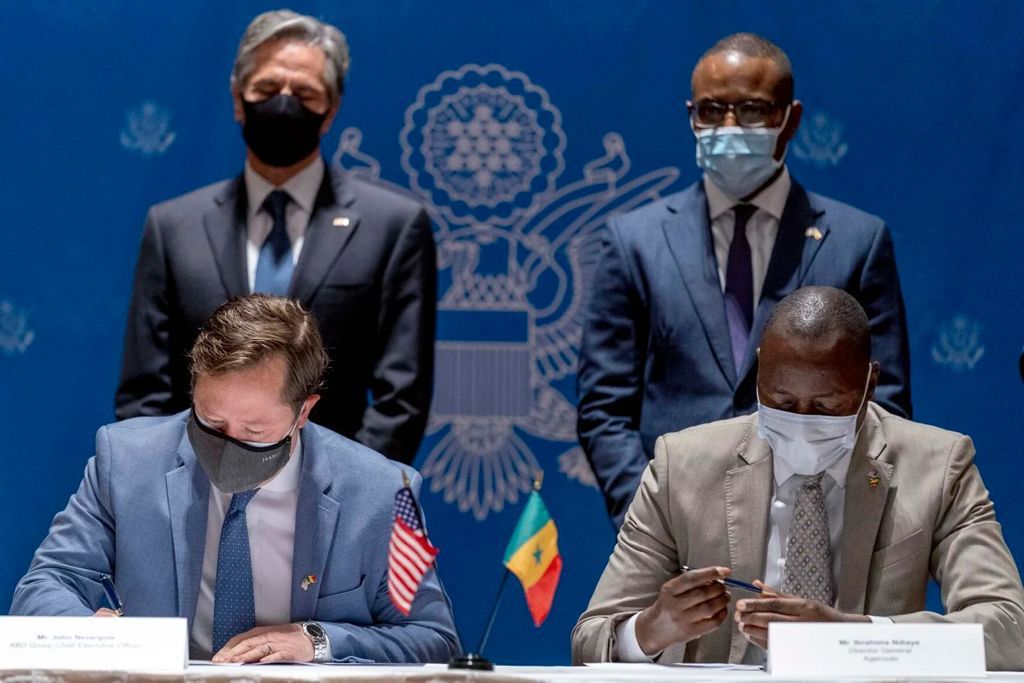Signature nouvelle convention au Sénégal 🇸🇳 présidée par le Secrétaire d’Etat américain Anthony Blinken pour 170 Millions usd